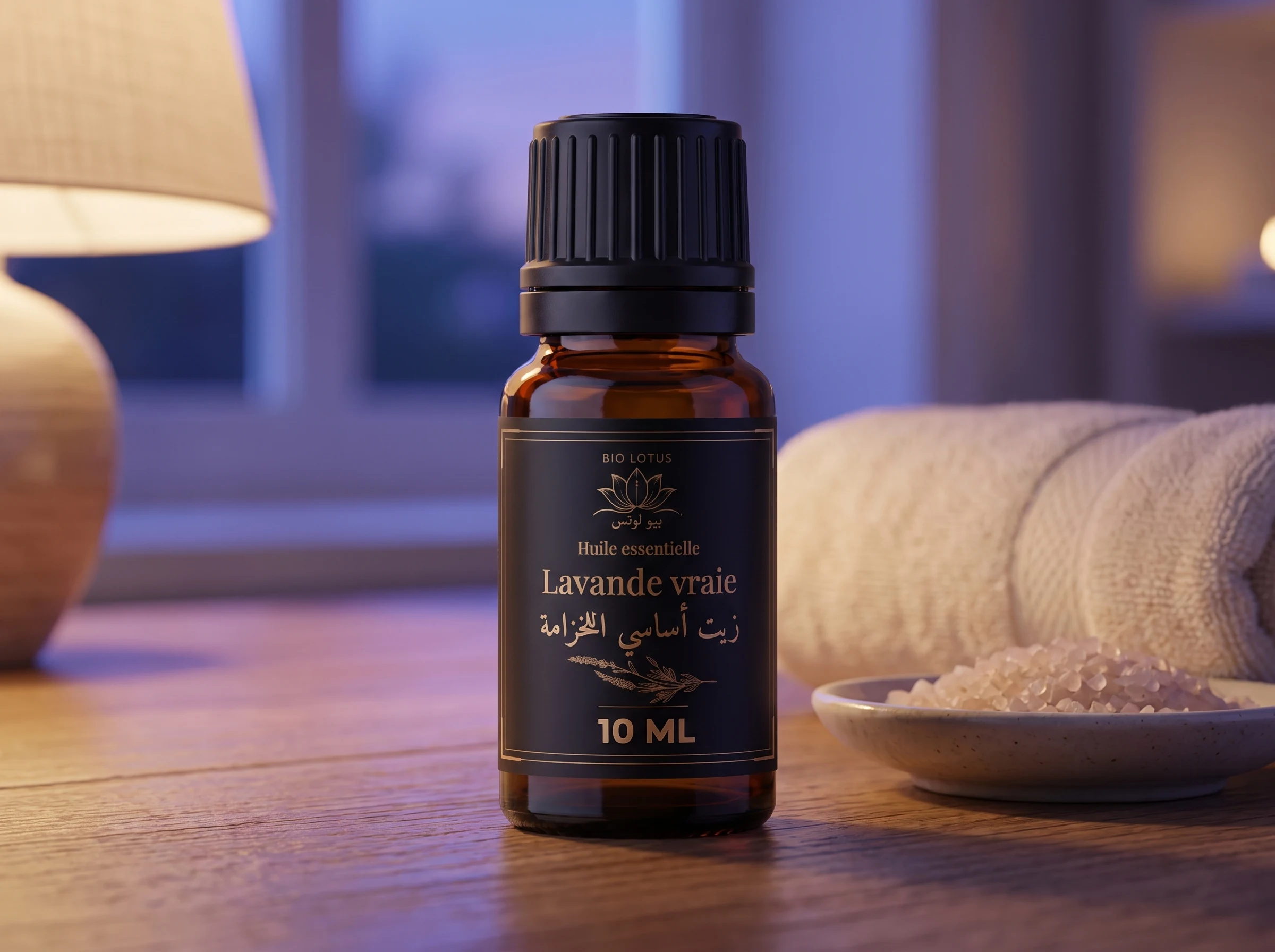 زيت اللافندر العطري لأجواء مسائية هادئة بيو لوتس